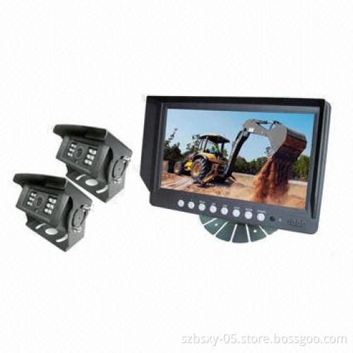 9-inch Reverse Rear-view Monitor Night Vision Camera with 15m IR Distance